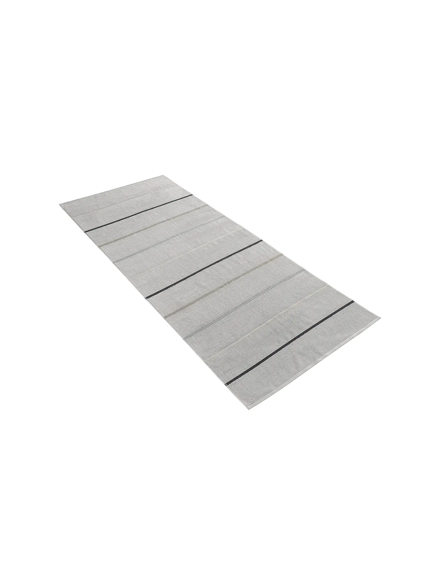 VOSSEN | Saunatuch ARENT 80x200cm Mud Green | silber